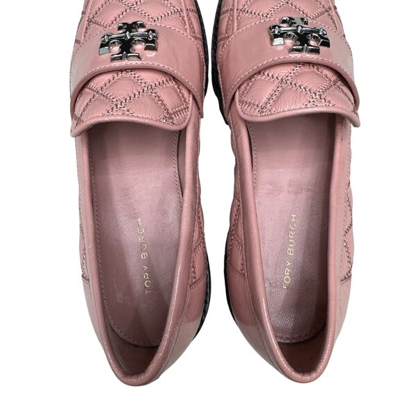 NEW Tory Burch Mini Everly Chunky Quilted Patent Loafers Women's, Size 7M NWOB - Picture 4 of 9